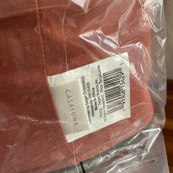 🔥FLASH SALE🔥 CASALUNA 100% Washed Hemp Solid Sheet Set KING Clay NWT - Picture 6 of 7